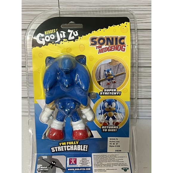 Heroes Of Goo Jit Zu: Classic Sonic the Hedgehog: STRETCH SONIC! Super Stretchy! - Picture 2 of 2